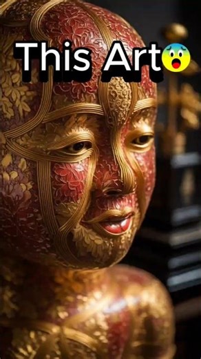 Lacquer #threads Sculpture Explained #rare Chinese Art Made with Threads#art #china #traditional