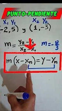 How to use the point-slope formula CORRECTLY || Cartesian equation of a line #math