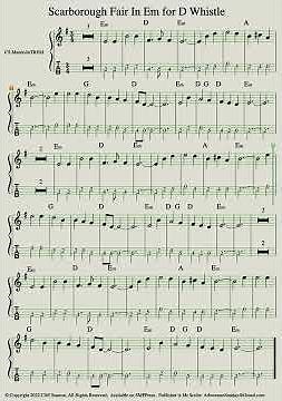 Scarborough Fair Mandolin Tab