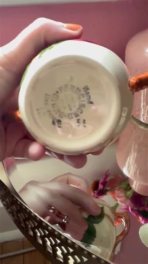 1940's Franciscan Apple Hand Painted Cream Pitcher and Lidded Sugar Bowl USA Backstamp - Etsy