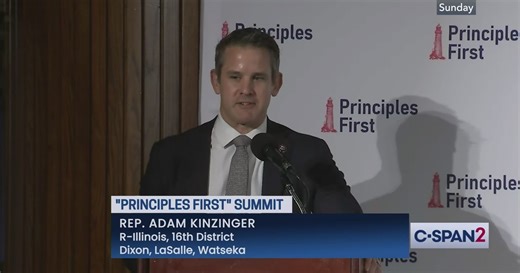 Rep. Adam Kinzinger at Principles First Summit