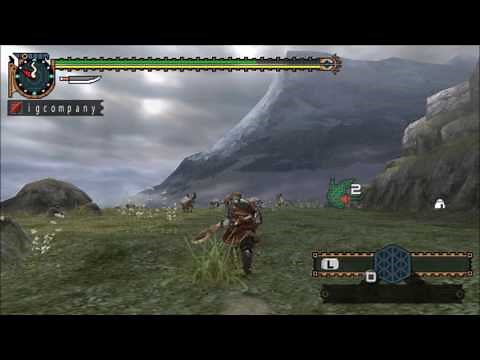 Monster Hunter Freedom Unite PSP Gameplay HD