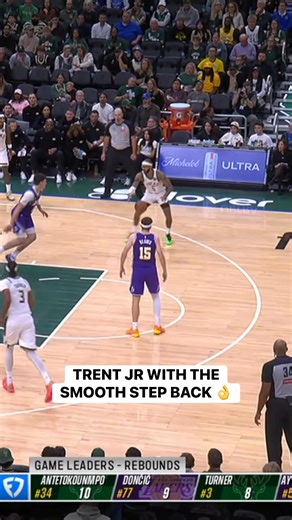 428K views · 2.1K reactions | Gary Trent Jr turns his defender around with the SMOOTH step back and drills the 3!  LAL-MIL • LIVE on NBA TV ➡️ https://www.nba.com/how-to-watch-game-redirect/0022500231?partnerRef=NBA&platform=Facebook&surface=Post | NBA | Facebook