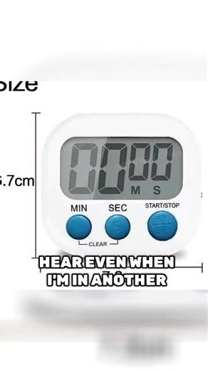 Never Overcook Again With This Digital Kitchen Timer ⏲️🍳