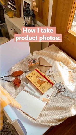 How I take product photos ✨ #productphotography #smallbusiness #artbusiness #stationeryshop