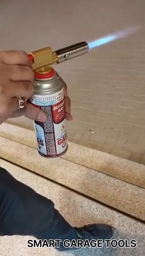 How to attach a Butane Torch to a Canister || portable butane gas torch attached to a canister
