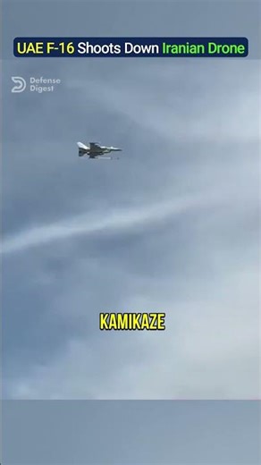 UAE F-16 Shoots Down Iranian Drone With Sidewinder Missile
