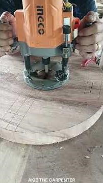 How to use the Ingco Router woodworking projects creating smooth edges video PH I Akie The Carpenter