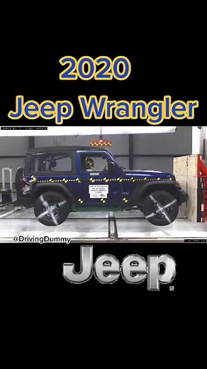 #SafetyAwareness ⚠️ #drivingdummy #jeep #jeepwrangler #jeeptok #crashtesting #fyp #jeepwave