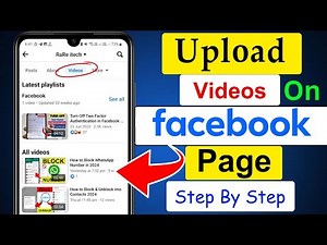 How to Upload Video on Facebook Page Officially 2025 | New Update