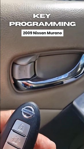 Watch us successfully program a new key for a 2009 Nissan Murano!