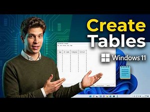 How To Create Tables In Notepad On Windows 11 [2026 Guide]