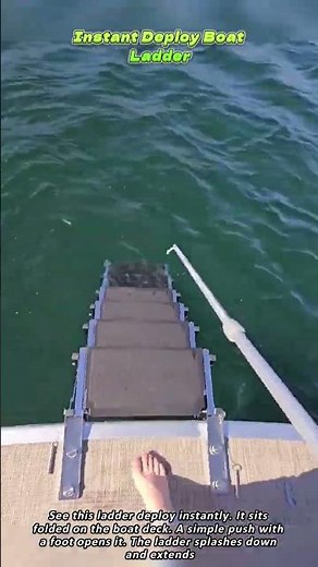 Instant Deploy Boat Ladder