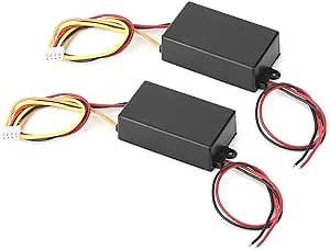 KIMISS Universal Taillight Controller, 3-Step Sequential Dynamic Flash Tail Light Control Module Boxes (DC12V)