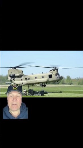 CH-47 Sling Load M777 155mm Artillery