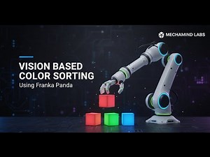 ROS2 Pick and Place: OpenCV Color Sorting using Franka Panda Robot Arm #ros2 #robotics #colorsorting