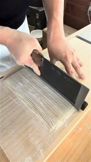 30 Years of Skill: Perfectly Hand-Cut Japanese Soba Noodles