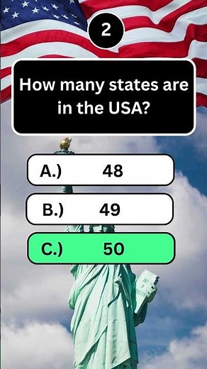 How many states are in the USA? || USA QUIZ CHALLENGE # 1