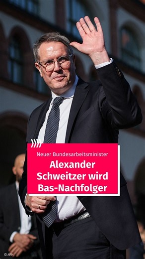 Neuer Bundesarbeitsminister: Alexander Schweitzer wird Bas-Nachfolger