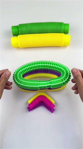 Creating ASMR Style Relaxing POP-TUBE Robot #diy #satisfyingvideos #relaxing #oddasmr #poptubesounds