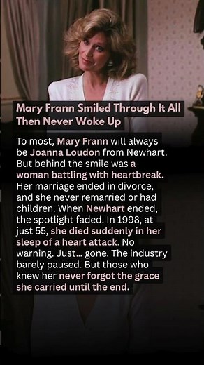 Mary Frann Smiled Through It All Then Never Woke Up