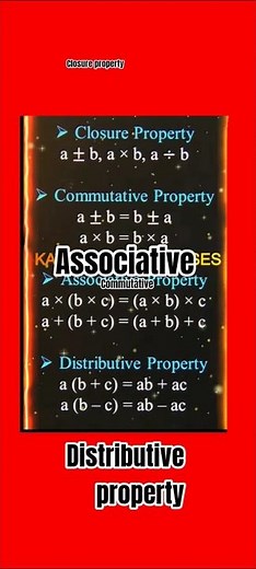 closure property of rational numbers? commutative property associative ,distrubative law?