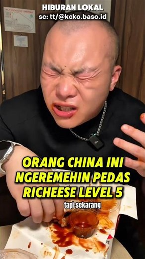 Orang China Ini Ngeremehin Pedas Richeese Level 5 #reaksibule #bule #shorts