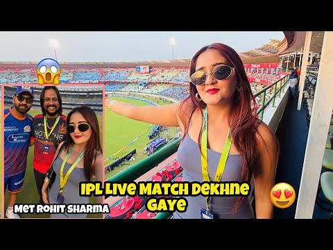 RCB Vs MI Papa Vs Kavya 😡Mere Life Ka 1st IPL Cricket Match Live in Stadium