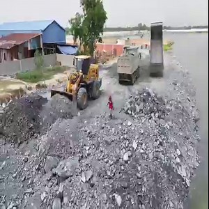 1.2M views · 9.5K reactions | Wow Good Work Get Trucks Extreme Dumping Rock & Wheel Loader Moving Stone into deep water | Deborah Holder | Facebook