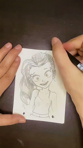 How to Draw Hair & Braids EASY ✍️ (ft. Lily) #artistsoninstagram #drawing #howtodraw