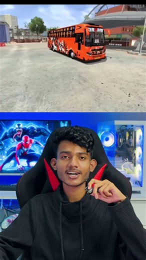 New indian bus driving Game🔥😍 #mobilegame #busdrivinggames