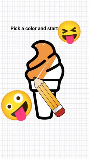 painting a Ice-cream 👍💥💩#shorts #shortsfeed