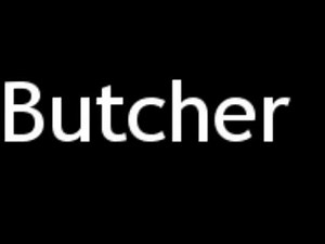 How to Pronounce Butcher