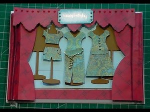 Curtain Fold Card | CraftStash