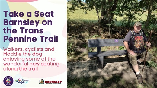 12 reactions | Take a look at walkers, cyclists as well as Maddie the dog enjoying some of the wonderful new seating along the Trans Pennine Trail, as part of Take a Seat Barnsley. You can find out more about Take a Seat Barnsley on our webpage: barnsley.gov.uk/services/community-and-volunteering/age-friendly-barnsley/age-friendly-support-and-events. #AgeFriendlyBarnsley | Barnsley Council | Facebook