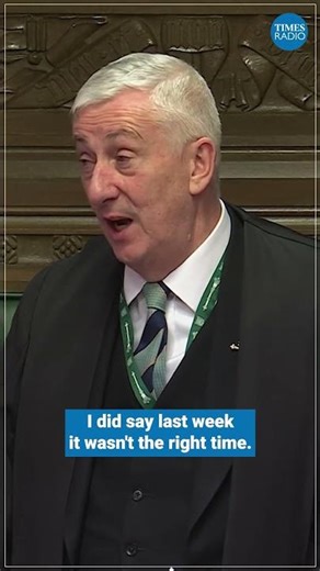 'Stop making noise!" | Speaker tells Commons that PMQs isn't a pantomime audition