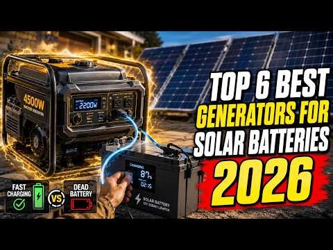 Top 6 Best Generator For Charging Solar Batteries 2026!