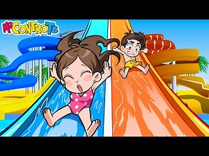 SCIVOLI D'ACQUA PIÙ ALTI DEL MONDO NEL PARCO ACQUATICO DI ROBLOX!!