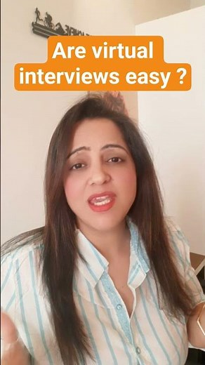 Are virtual interviews easy ? #youtubeshorts #shorts