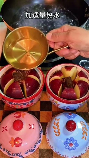 Steamed Apple with Red Dates | Healthy Energy-Boosting Recipe