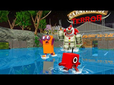 Numberblocks ESCAPE UNDERWATER CARNIVAL in Roblox!