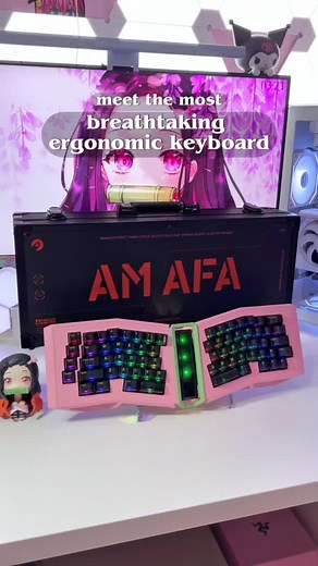Unveiling the Stunning AM AFA R2 Ergonomic Keyboard by Angry Miao