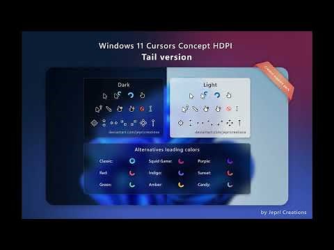 W11 Tail Concept Cursor - Installation guide