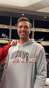 seems like Mariah Carey is a big hit in our locker room this time of year ❄️🎅 | Cleveland Browns