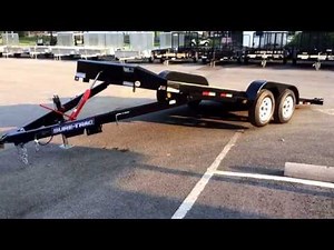 Sure Trac Manual Tilt Car Hauler Trailer 7x18' 7000# GVW ST8218CHWTM-B-070