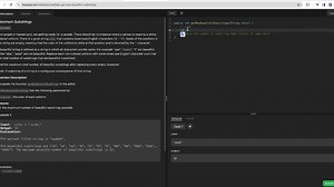 Snowflake OA | Maximum Substrings | PQ   Expand around center技巧