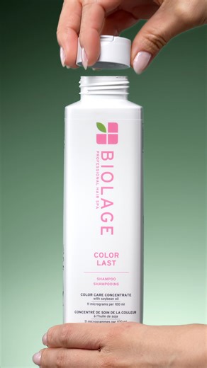 Good for the planet. Good for your hair. Get 25% more product while using 62% less plastic with award-winning Color Last. | Biolage