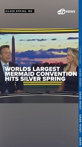 This weekend, the world's largest mermaid convention, MerMagic Con, will make a splash at the Silver Spring Recreation and Aquatic Center. #mermagiccon2025 #mermaids https://bit.ly/3Xq6USH | 7News DC