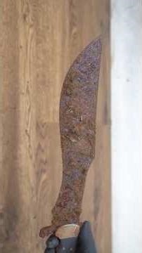 Restoration Very Rusted Big Knife #restoration #restore #rust #asmr #satisfying