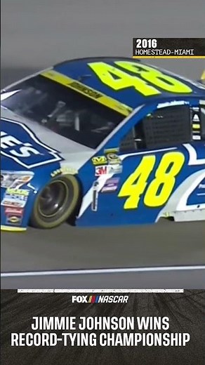 Jimmie Johnson wins his record-tying 7th NASCAR 🏆 #TBT #NASCAR #Throwback